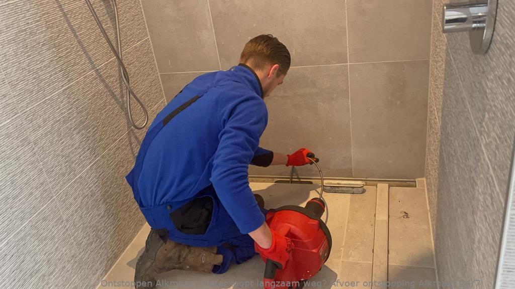 Water loopt langzaam weg? Afvoer ontstopping Alkmaar 24/7