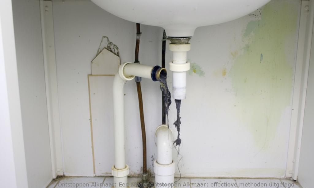 Een afvoer ontstoppen Alkmaar: effectieve methoden uitgelegd
