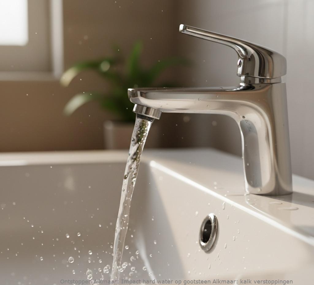 Impact hard water op gootsteen Alkmaar: kalk verstoppingen