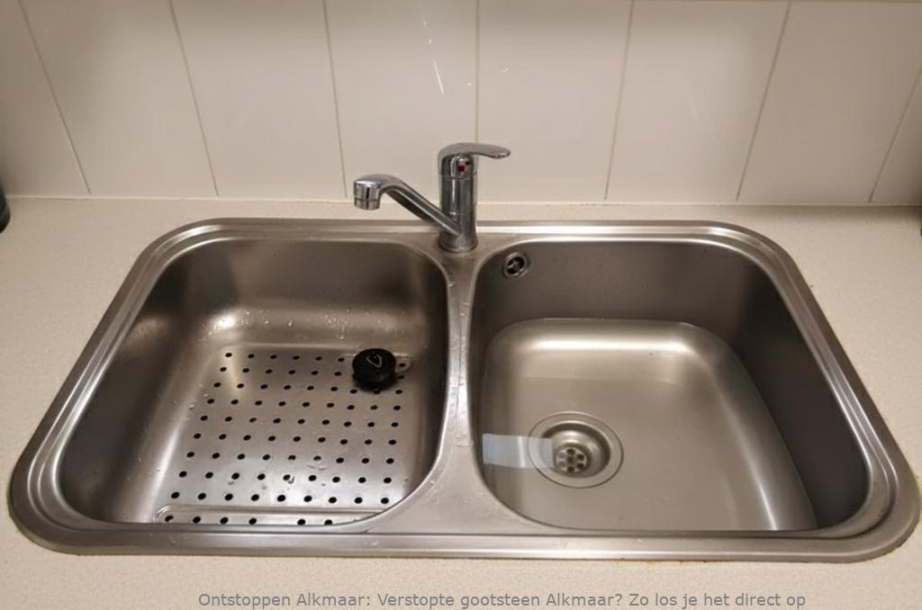 Verstopte gootsteen Alkmaar? Zo los je het direct op